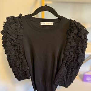 Zara Elegant Black Sweater
